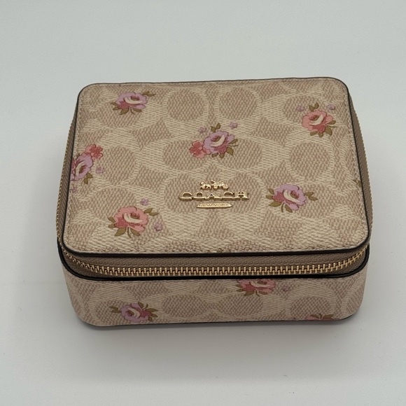 Coach | Other | Coach Signature Floral Jewelry Box | Poshmark